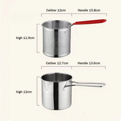 Deep Frying Pot Stainless Steel